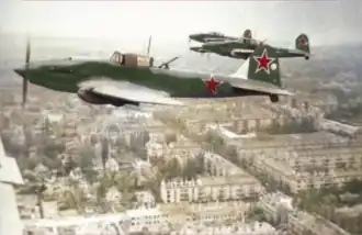 Vue de l'avion.