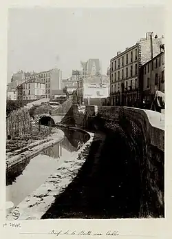 La Bièvre : bief de la Butte-aux-Cailles.