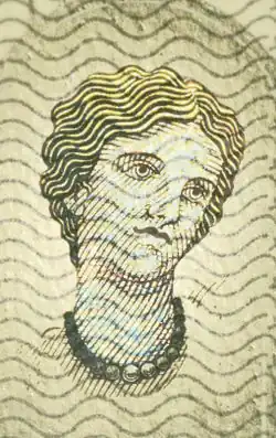 Portrait d'Europe sur un 5 euros « Europe ».