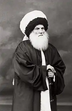 Le chef de guerre daghestanais Chamil, 1861.