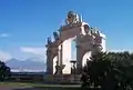 La fontaine de l'Immacolatella, maintenant au Castel dell'Ovo