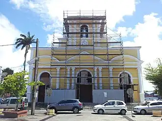 Façade de l'église.