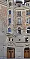 Détail de la façade.