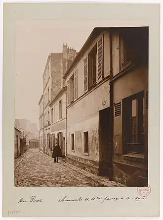 Vue des nos&nbsp;21 et 21 bis vers 1899.