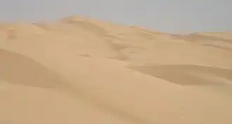Photo de dunes de sable.