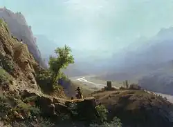 Dans les montagnes du Caucase, 1879. Musée d'art de Kharkov, Ukraine
