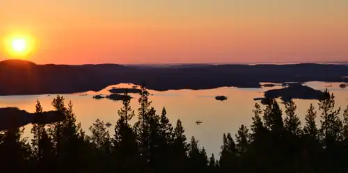 Le soleil de minuit.