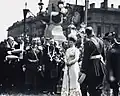 Jules Goüin lors de l'inauguration du pont Troïtsky (1903).