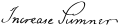 Signature de Increase Sumner