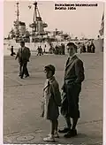 Le Montecuccoli à Livourne en 1954.