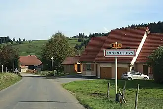 Entrée du village.