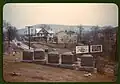 Cimetière de l'Indian Mound et US Route 50 en 1942