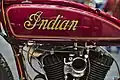 Couleur Indian Red (à partir de 1904)  et lettrage cursif (à partir de 1911).