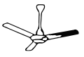 Ventilateur de plafond