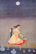 Radha au clair de lune (1650)