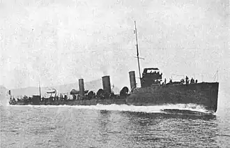 illustration de Indomito (destroyer, 1913)