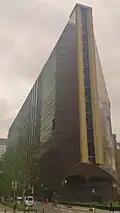 Ancien siège social de la banque industrielle du Japon, quartier Marunouchi à Tokyo, 1974