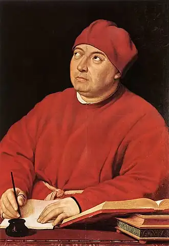 Cardinal Tommaso Inghirami1510, palais Pitti.