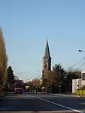 Le village et l'église.