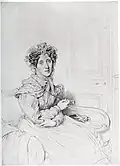 Portrait de la baronne Walckenaer (1776-1849) par Ingres.