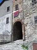 La montée de la rocca.