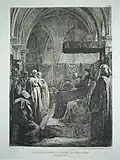 Hérétiques devant le tribunal de l'Inquisition (gravure)