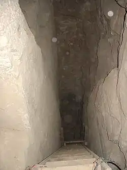 Vue du corridor à partir de la chambre inférieure.