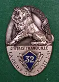 Réédition pour les réservistes affectés au régiment à partir de 1973 - 32e&nbsp;RID.