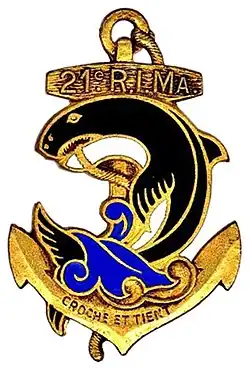 Insigne du 21e RIMa