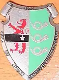 Insigne du 3e&nbsp;régiment de chasseurs (2e&nbsp;modèle).