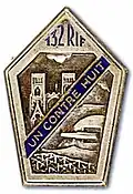 Insigne du 132e RIF.