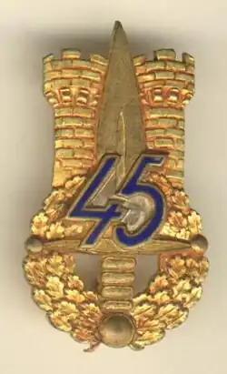 Image illustrative de l’article 45e régiment d'infanterie (France)