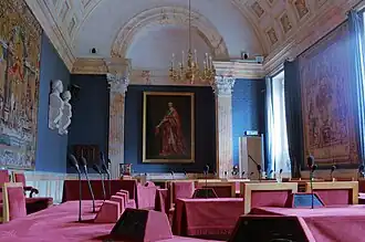 Petite salle des séances, occupée par l'Académie française.