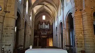 L'intérieur de l'église en juillet 2017.