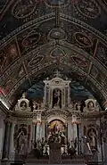 Vue de l'intérieur de la chapelle.