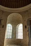 des vitraux,