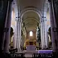 Église de St-Genis (direction entrée).