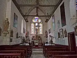 L'intérieur.