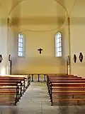 Intérieur de la chapelle.