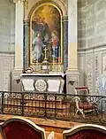 Intérieur de la chapelle du château des Rochers