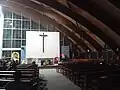 Intérieur de la nouvelle église Sainte-Anne de Goyave.