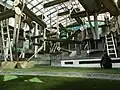 Intérieur d'une serre pour gorilles