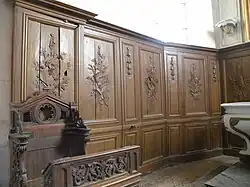 Lambris sculptés