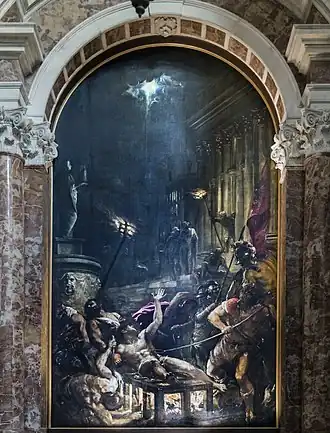 Le martyre de saint Laurent par le Titien