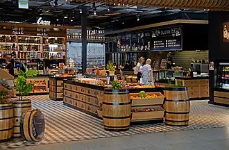 L'un des cafés de l'aéroport