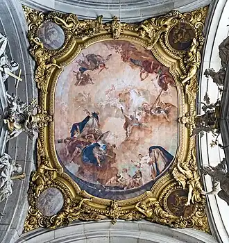 La gloire de saint Dominique par Piazzetta.