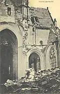 Ruine d'une église.