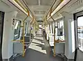 Intérieur d'une rame de la ligne 4