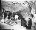 Intérieur d'une mine.
