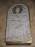 Intérieur de l'église, panneau Mariam Baouardy